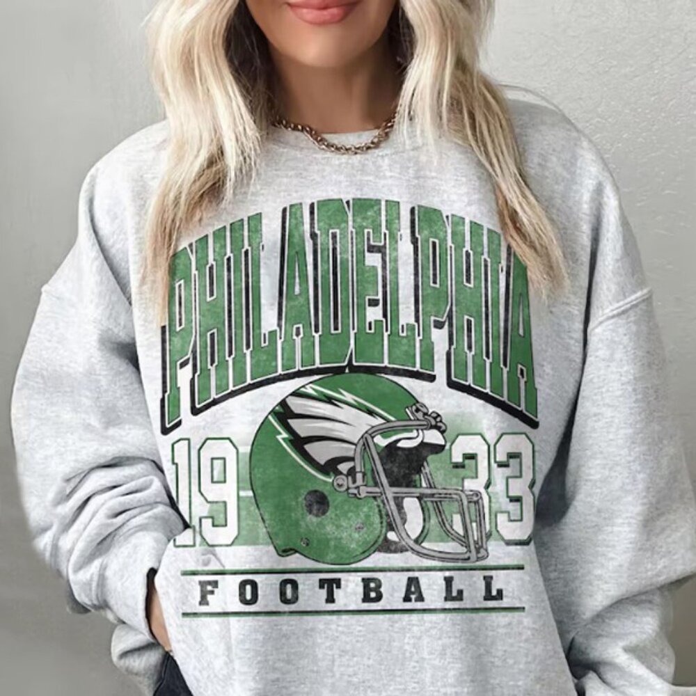 Vintage 90s Style Philadelphia Football Shirt – The Birds Game Day T-Shirt